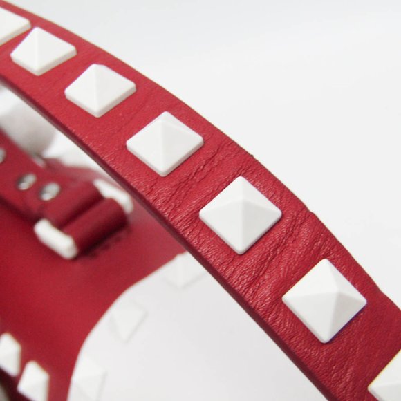 VALENTINO GARAVANI Red Leather Shoulder Bag - Picture 10 of 16